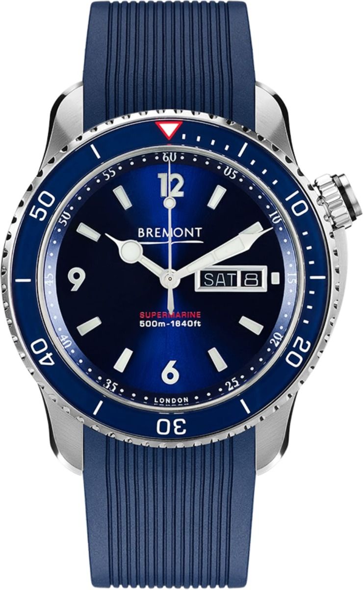 BREMONT SUPERMARINE S500 BLUE DIAL 2018 watches price